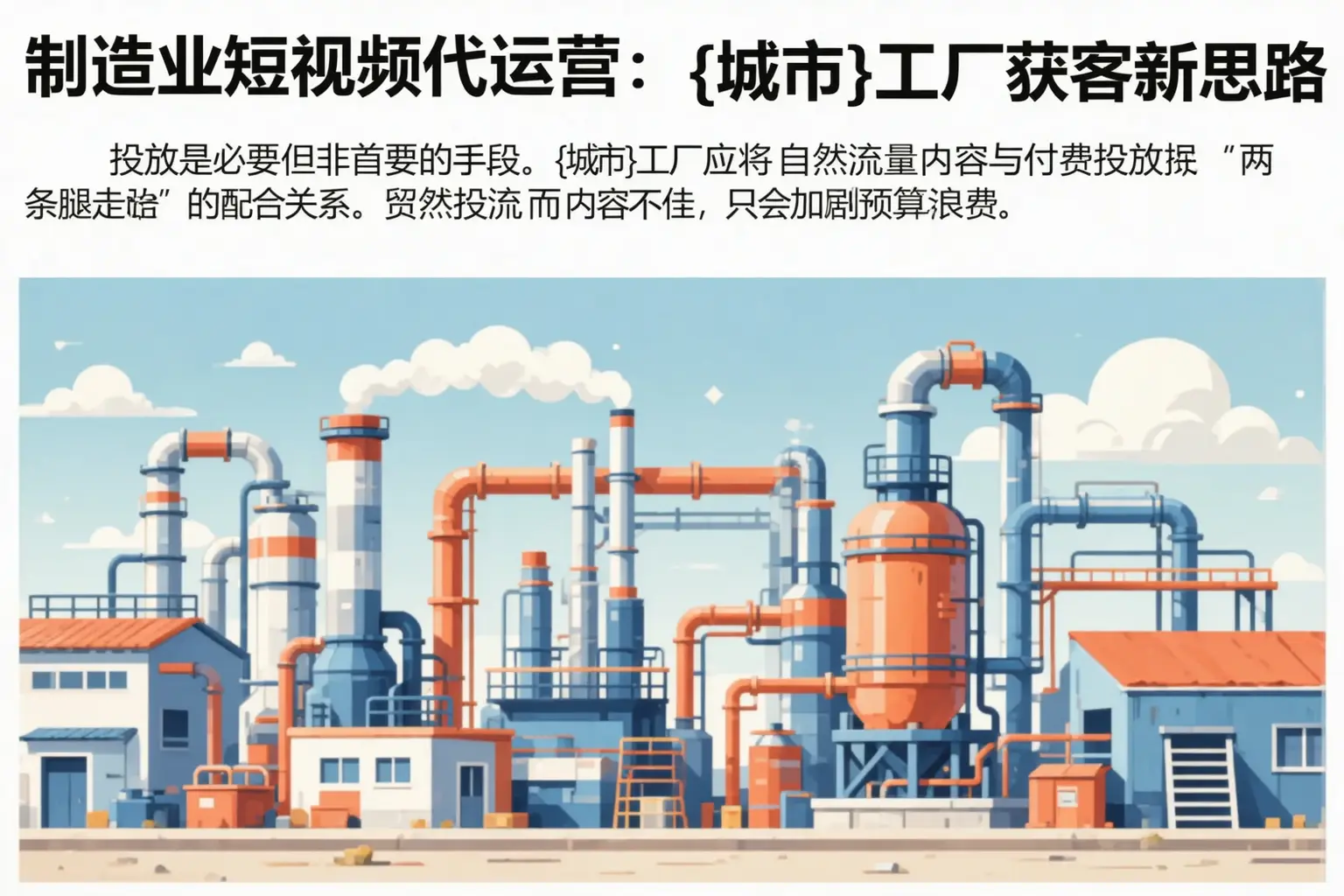 制造业短视频代运营：三门峡工厂获客新思路