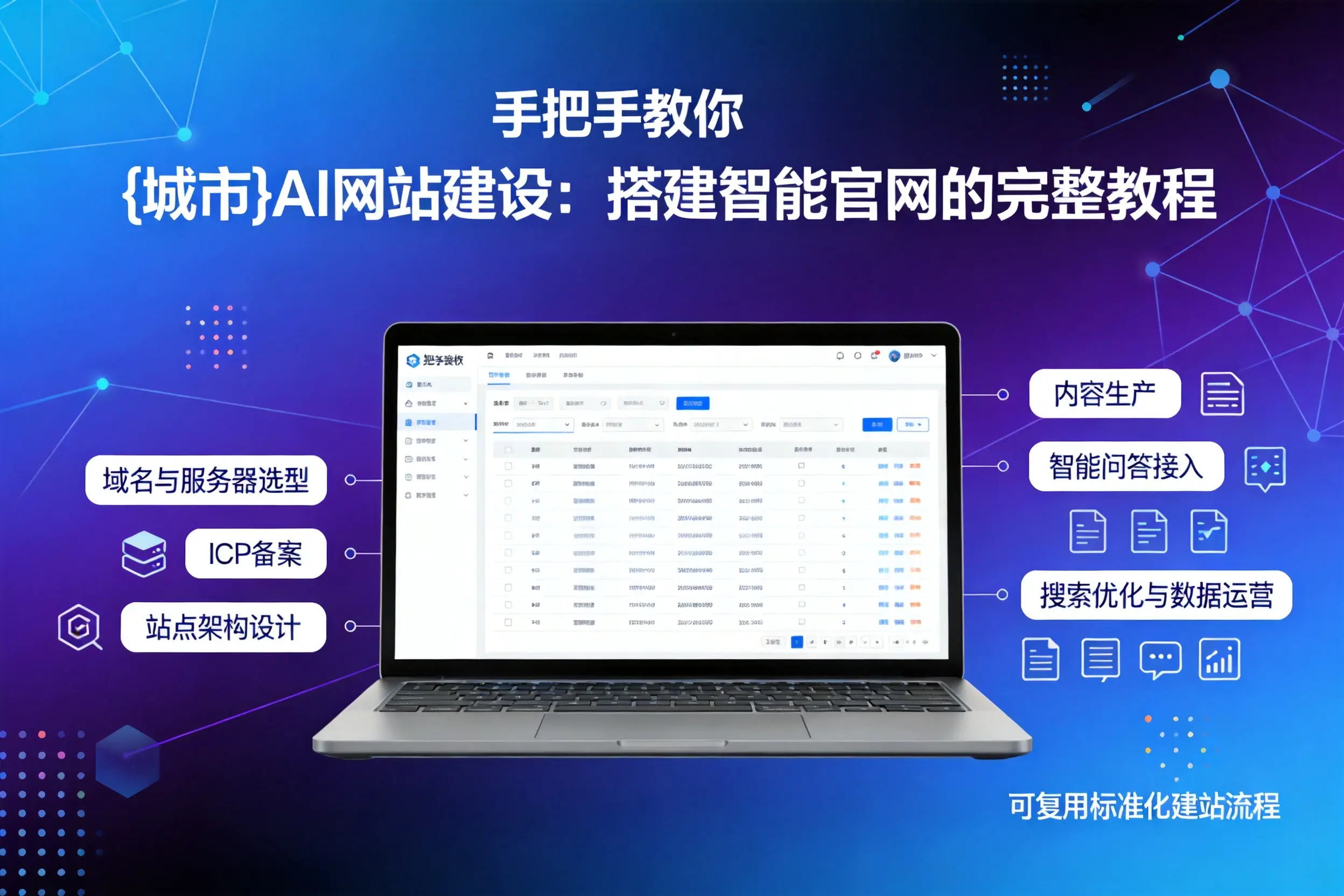 手把手教你三门峡AI网站建设：搭建智能官网的完整教程