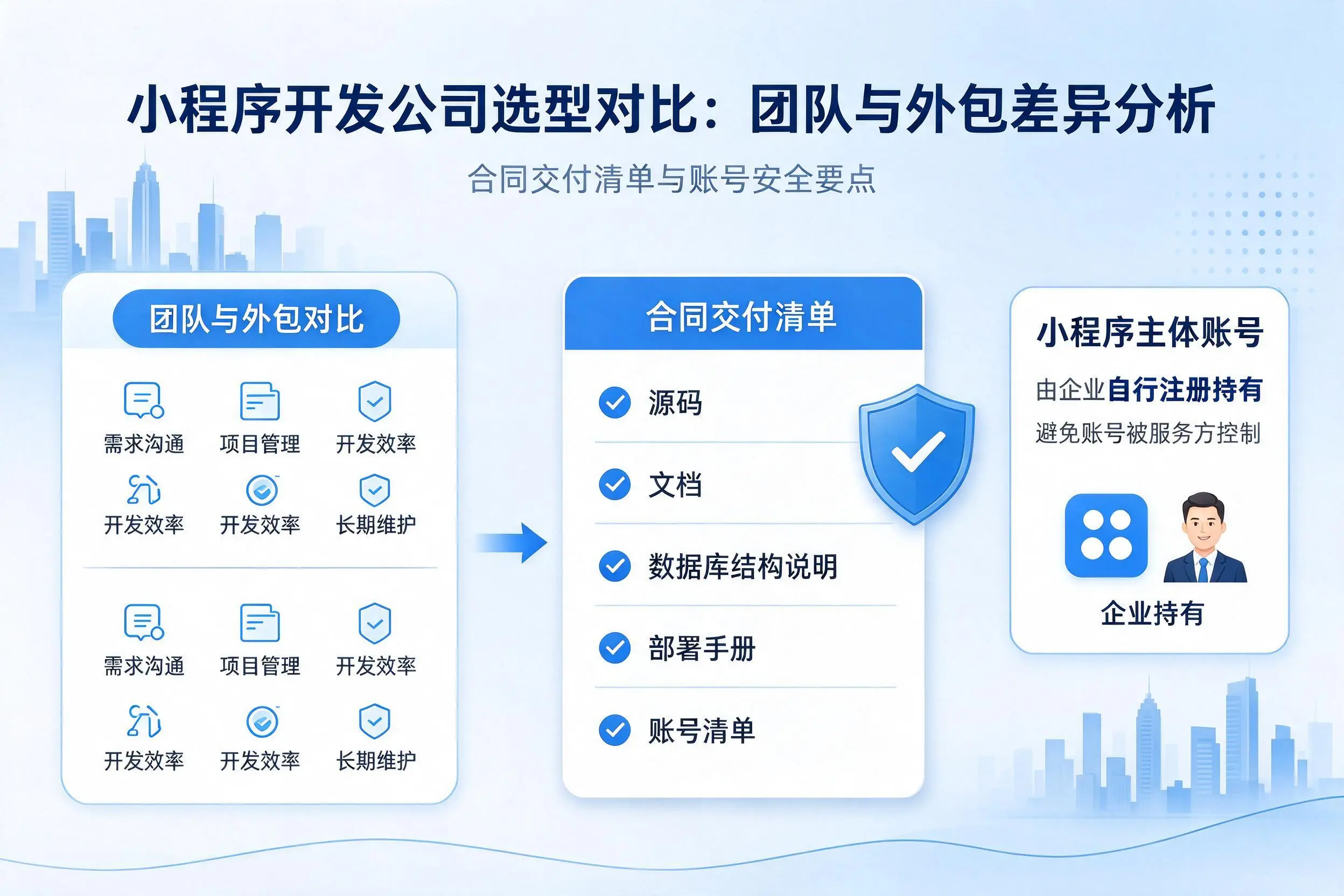 三门峡小程序开发公司选型对比：团队与外包差异分析